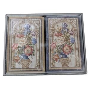 NEW Vintage Style & Paper Double Set Bridge Playing Cards 901RA Flower Canada